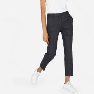 Premium Wool Flannel Crop Pant